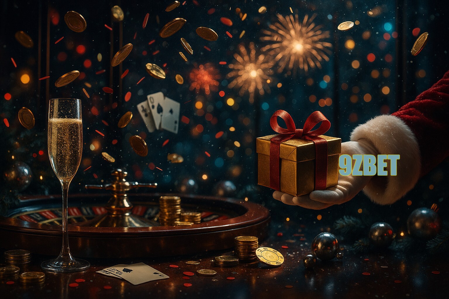 Promoções de Ano Novo no 9ZBET